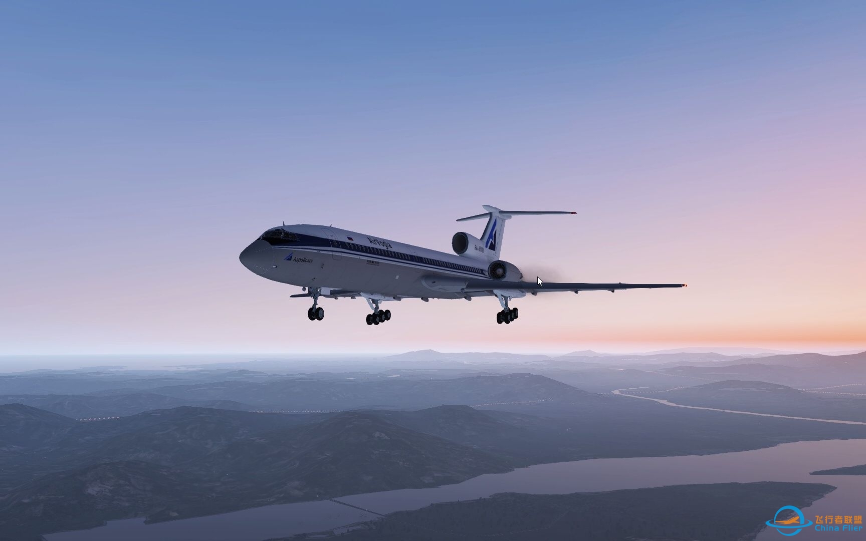 [Xplane11]伏尔加航空(新疆航空租用)Tu-154M进近厦门高崎-3645 