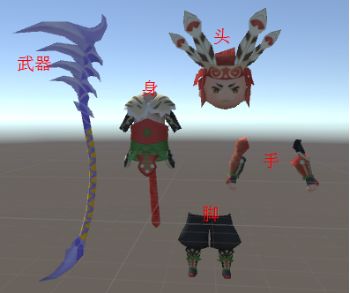 程序丨如何用Unity3D实现游戏中的角色换装?-1096 