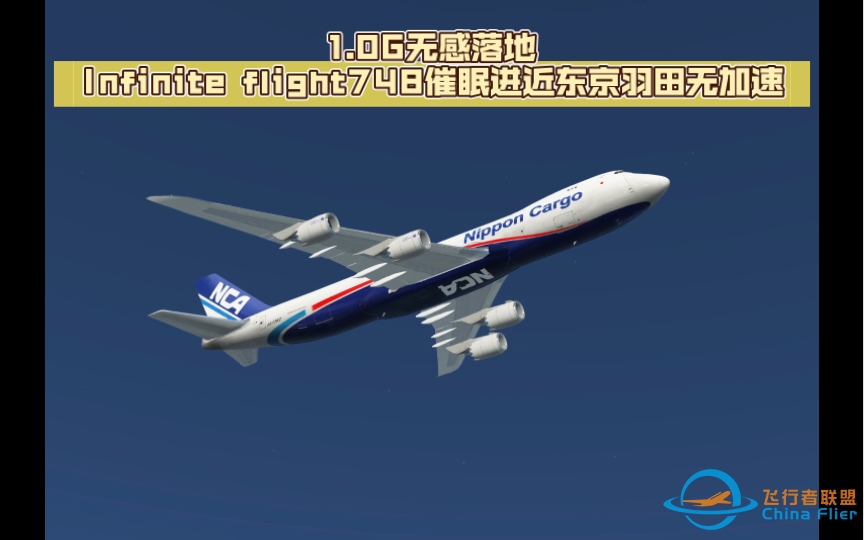 1.0G无感落地Infinite flight748催眠进近东京羽田无加速-6549 