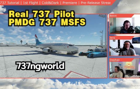 [模拟飞行] Real 737 Pilot  PMDG 737 Tutorial  1st Flight  Cold&amp;amp;Dark  Premier-4880 