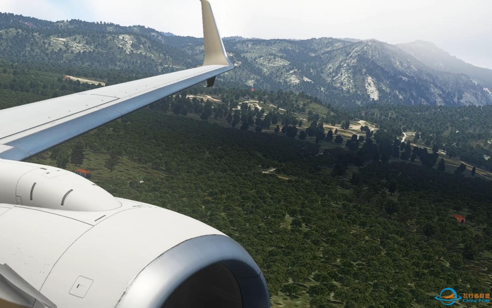 [Prepar3D v5.3]PMDG737 BBJ LGSM VOR09目视三脱进近-4114 