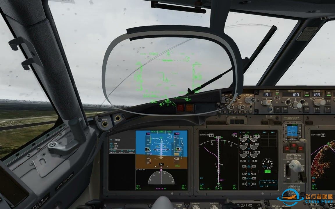 iFly 737 MAX Prepar3D v5 - Rain Effect Preview-745 