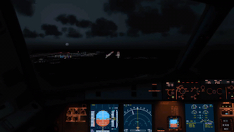 Aerofly小侧风夜降洛杉矶国际机场（A320）-2068 