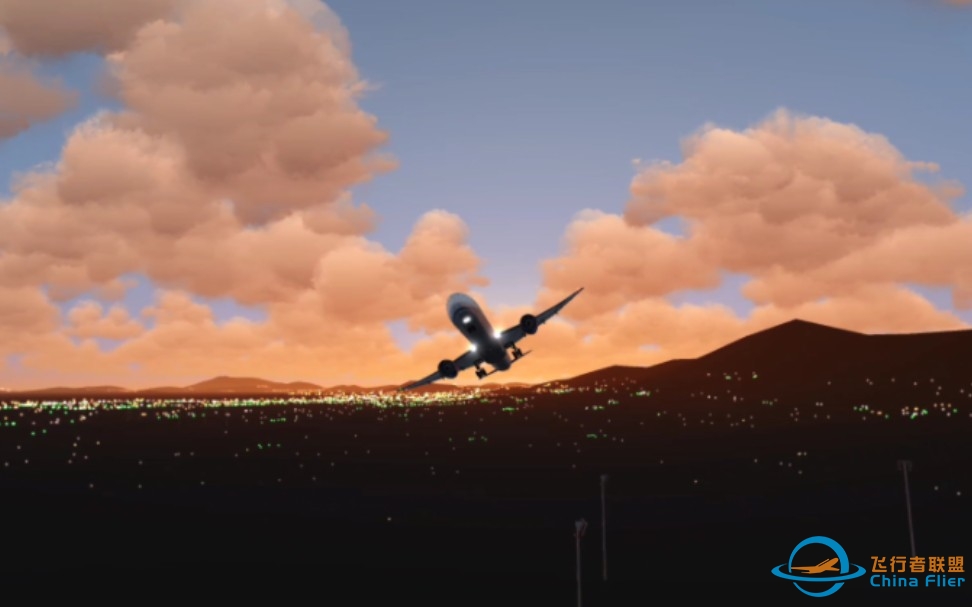 【Aerofly2022】迈阿密—香港启德，安卓夜景灯dlc顶级画质-8440 