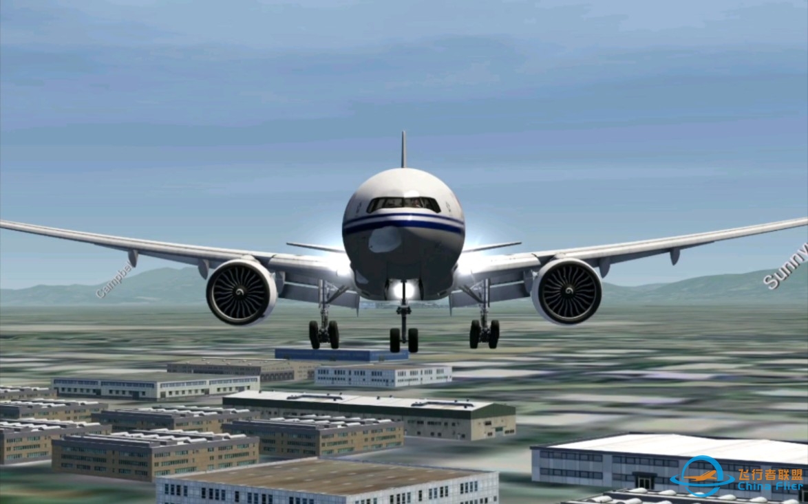 【Aerofly FS】国航波音777降落-242 