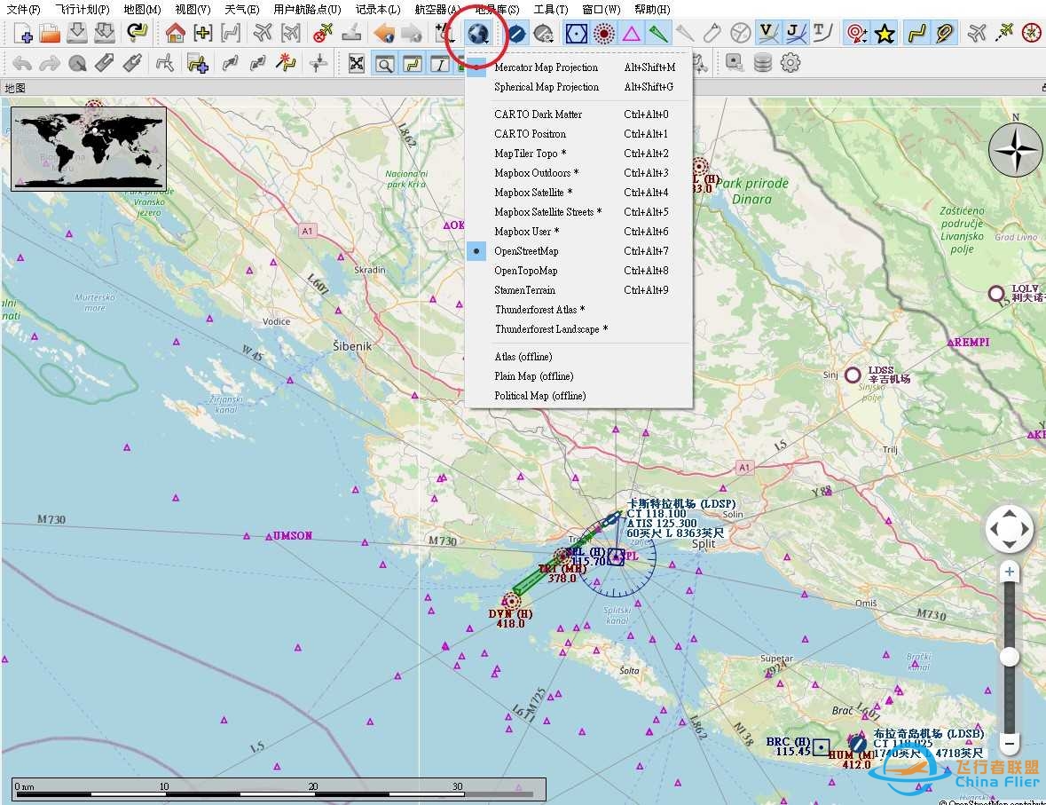 飞行规划软件LittleNavmap不能显示地图了-1699 