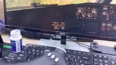 莱仕达2119摇杆在游戏X-Plane11的起飞操作-3906 