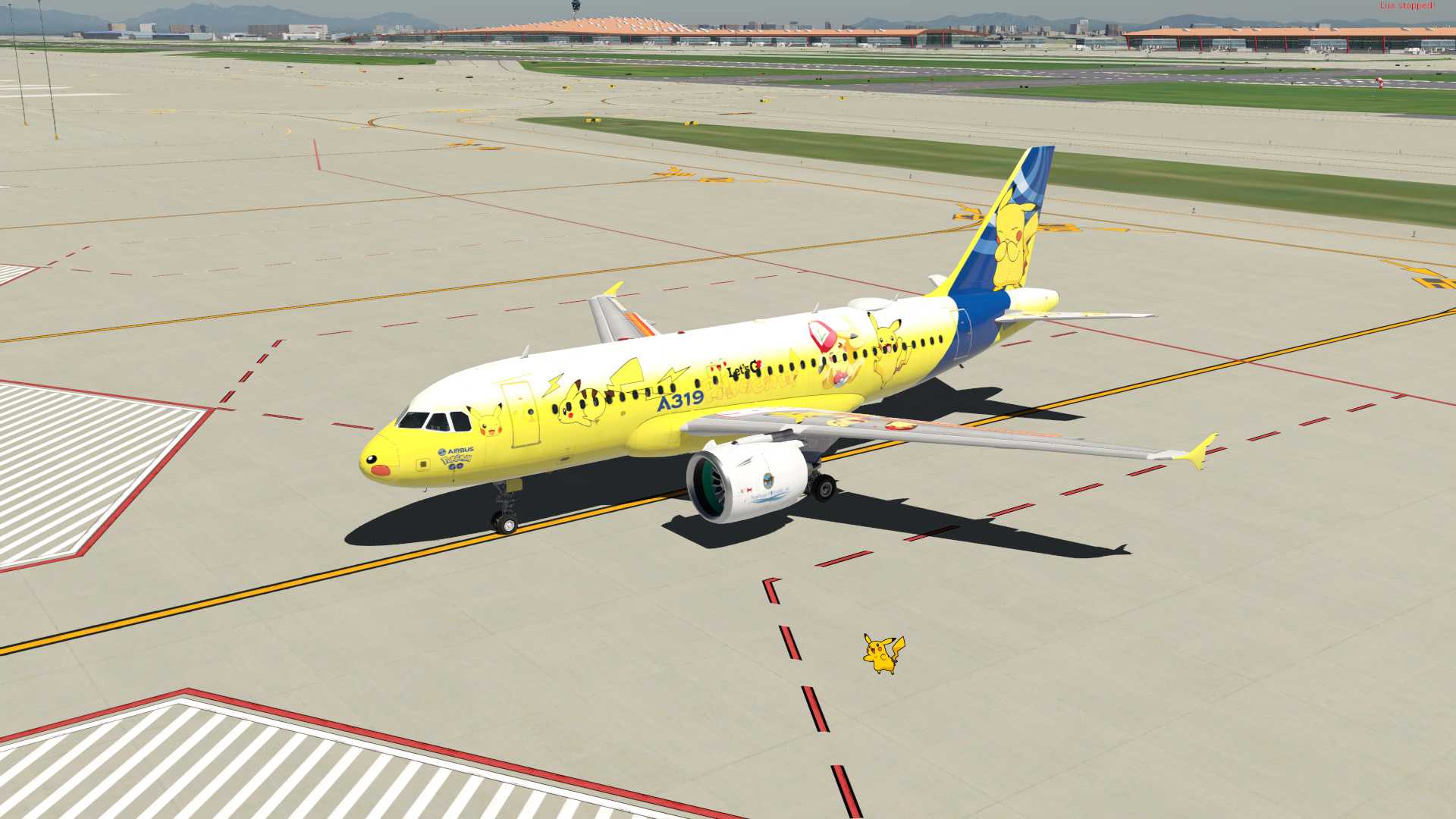 【X-Plane11】空客A319皮卡丘涂装 1.0-518 