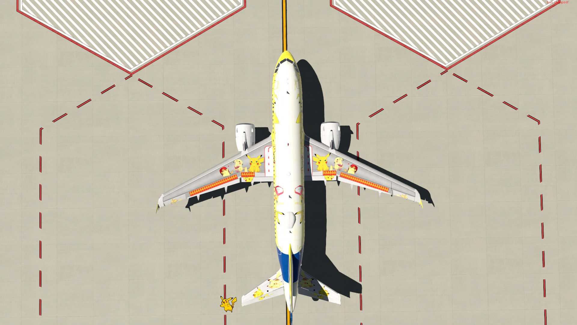 【X-Plane11】空客A319皮卡丘涂装 1.0-126 