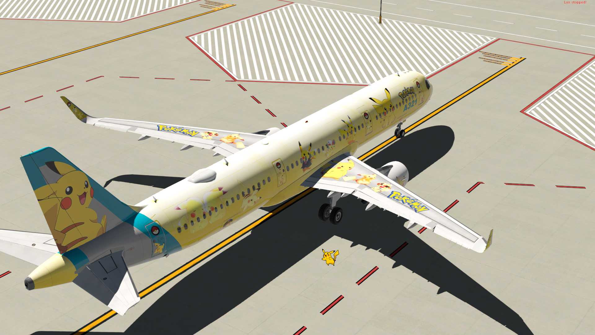 【X-Plane11】空客A321皮卡丘涂装 1.0-2532 