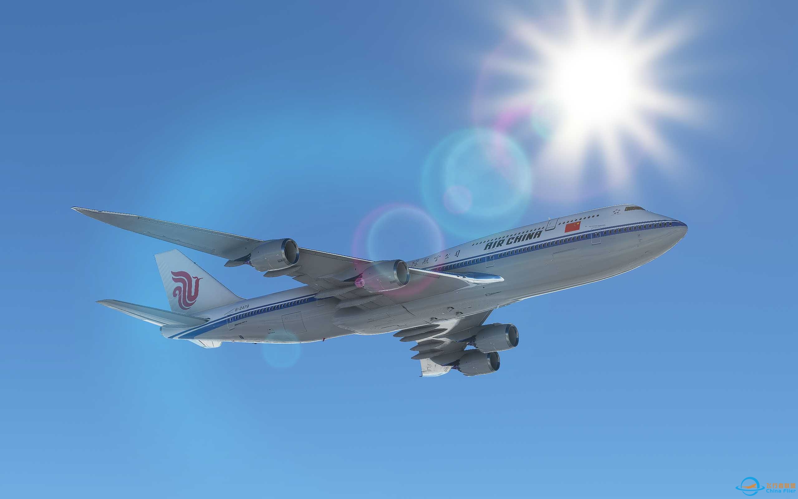 空中女皇国航747-8450 