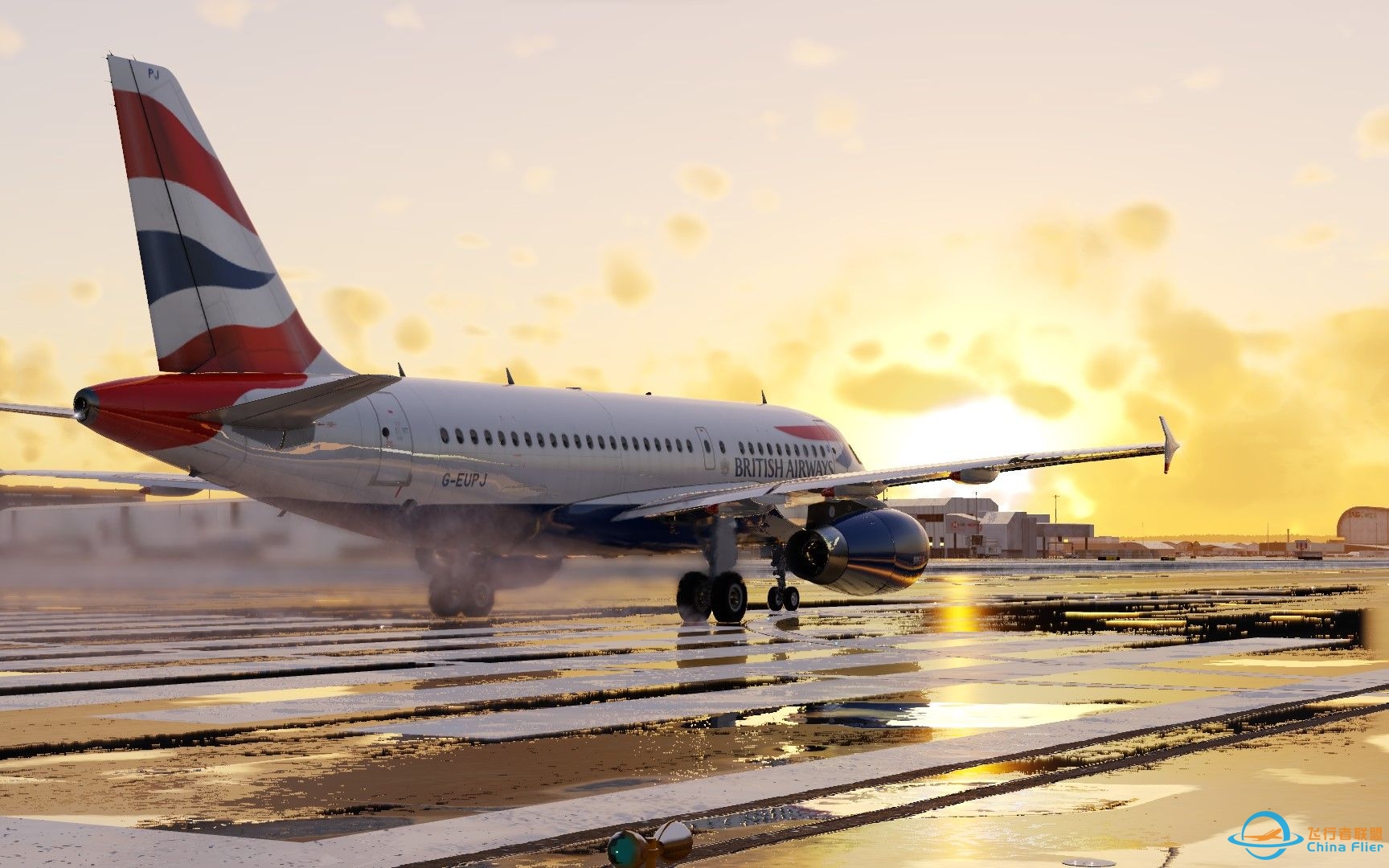 【X-Plane12】Toliss A319 清晨落地伦敦城市机场EGLC27-1838 