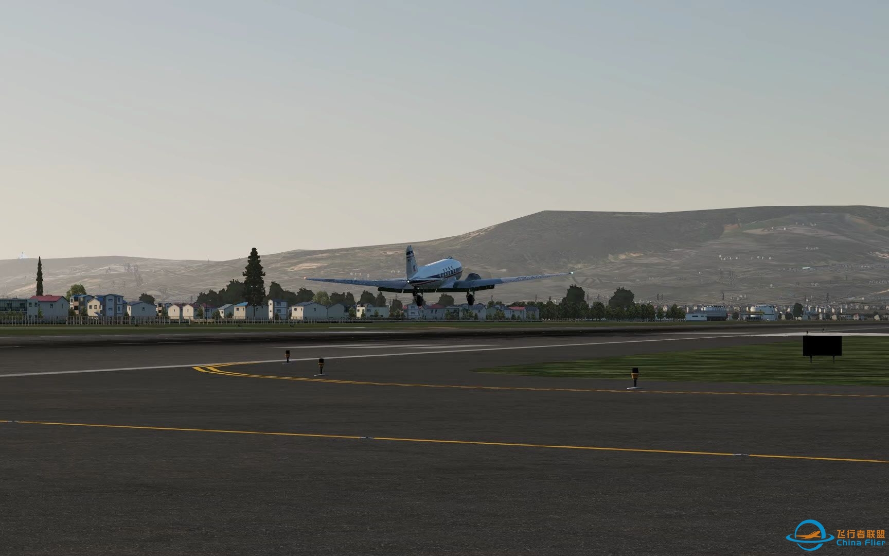[Xplane11]日本航空DC-3落地RJOO-9230 