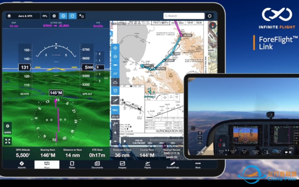 【自制熟肉】如何在InfiniteFlight里使用电子飞行包?ForeFlight官方使用指南-1412 