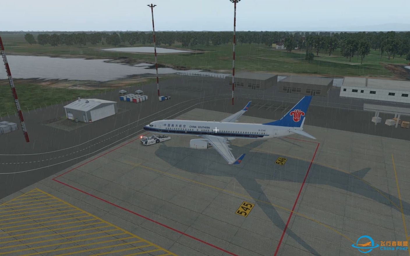 x-plane11  Zibo  737-800  LIPZ-EGLL-421 