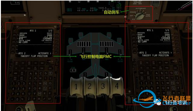 B747驾驶舱面板识读-1674 