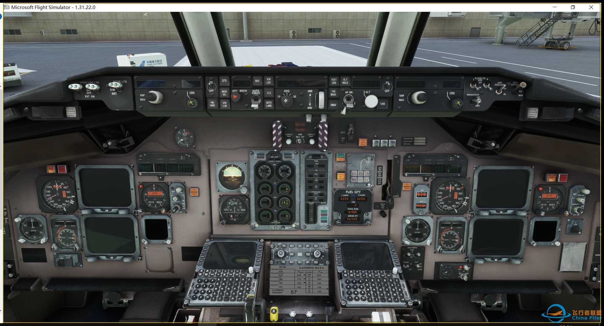 MD82决断高度DA DH在哪里设置-3093 