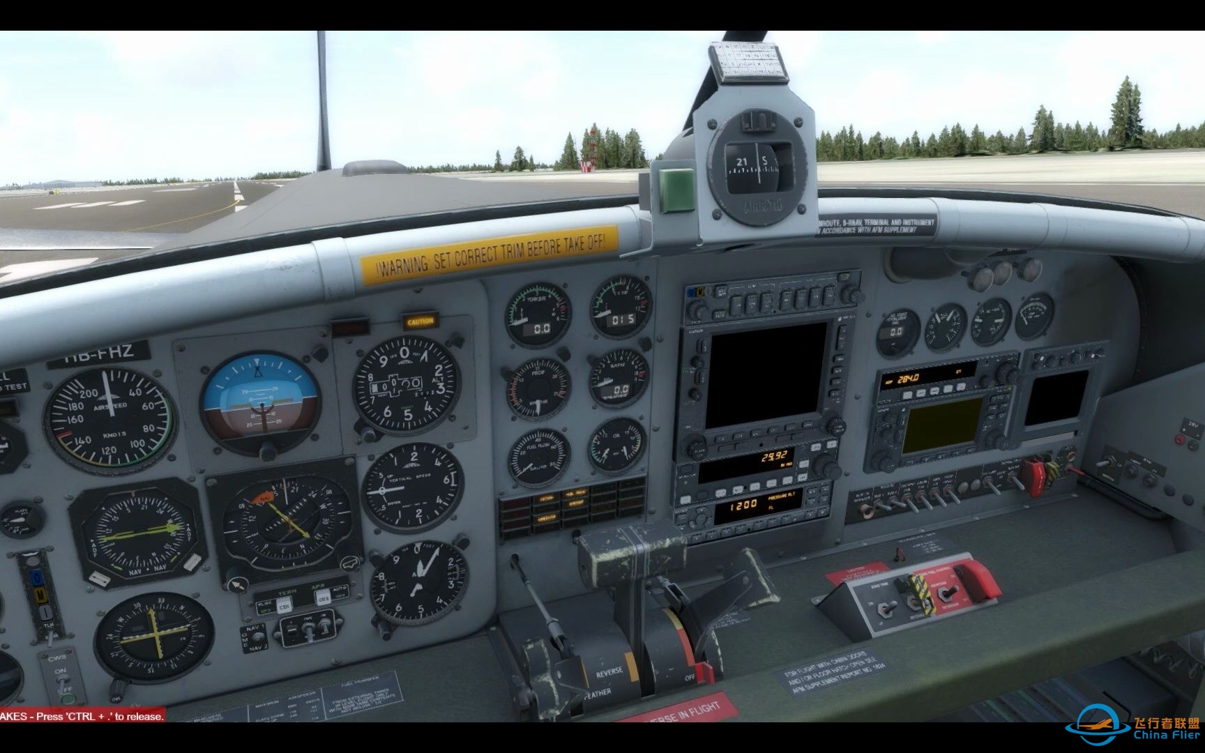 【Prepar3D起飞】瑞士皮拉图斯PC-6冷舱启动+起飞-226 
