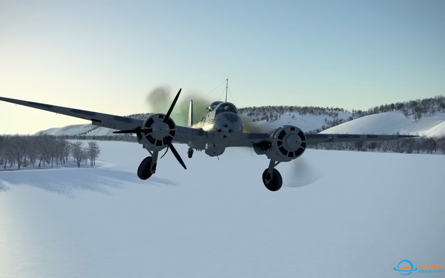 飞机坠毁和爆炸V275 - IL-2 Sturmovik Flight-7844 