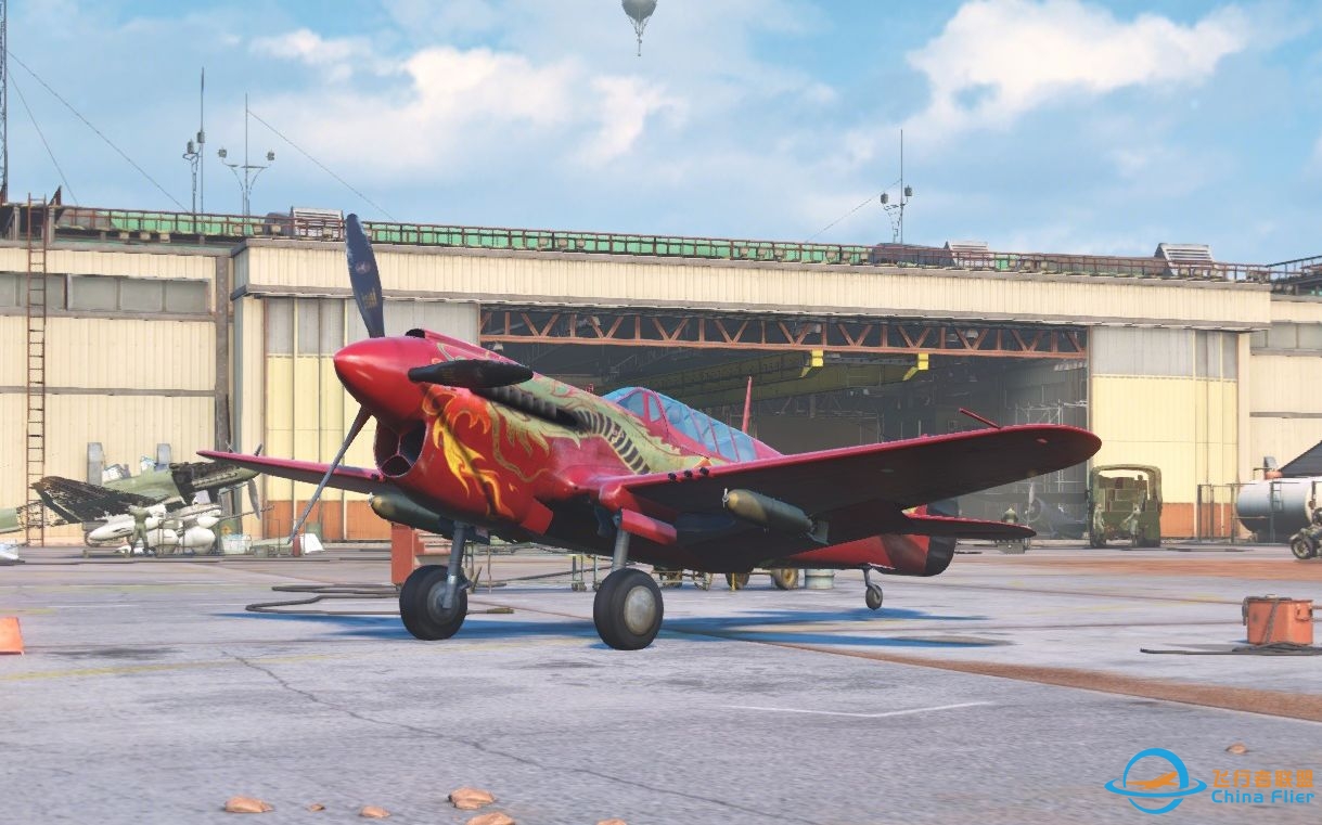 战机世界 第五级 高级战机 中国 P-40N 19000分 典型的美国战机-3692 