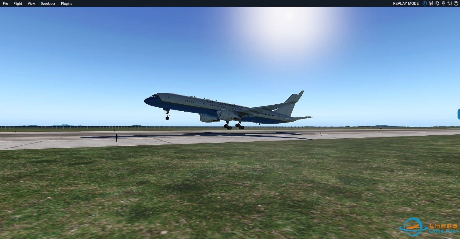 flightfactor757首飞，降落ZGSZ-1171 