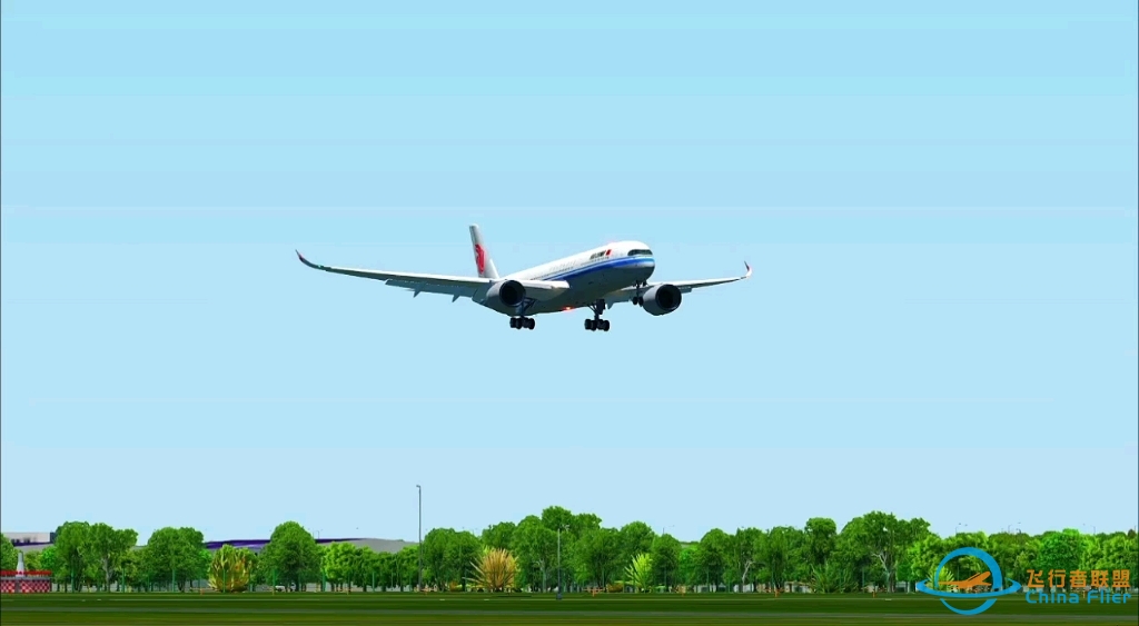 x-plane11 FF350 这像是过载1.12G的降落嘛…-9887 