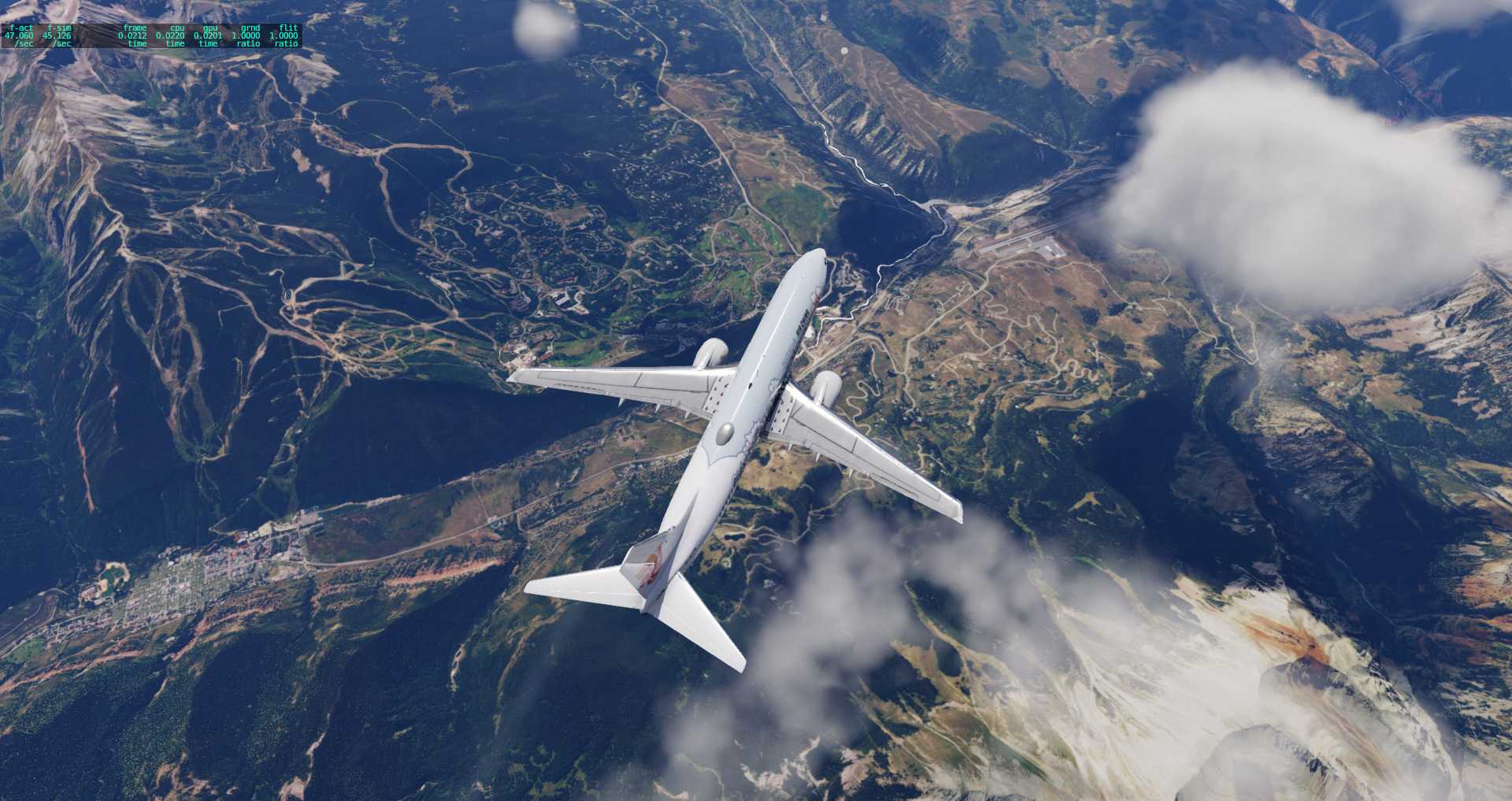 XP12  KSLC-KDEN-KTEX-KLAS-5841 