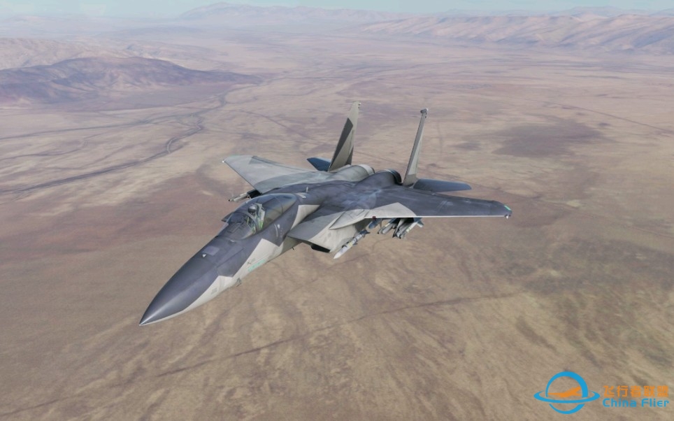 DCS  WORLD F-15C 导弹和机炮使用示范-1574 