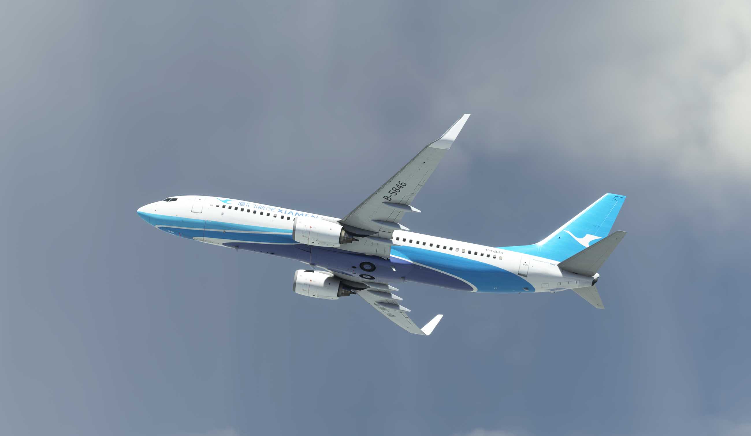 【MSFS】737-800 ZSAM-ZSPD-4415 