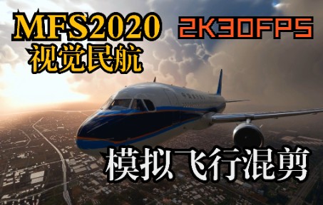 【航空混剪】唯美到极致的飞行模拟体验：视觉民航-8369 