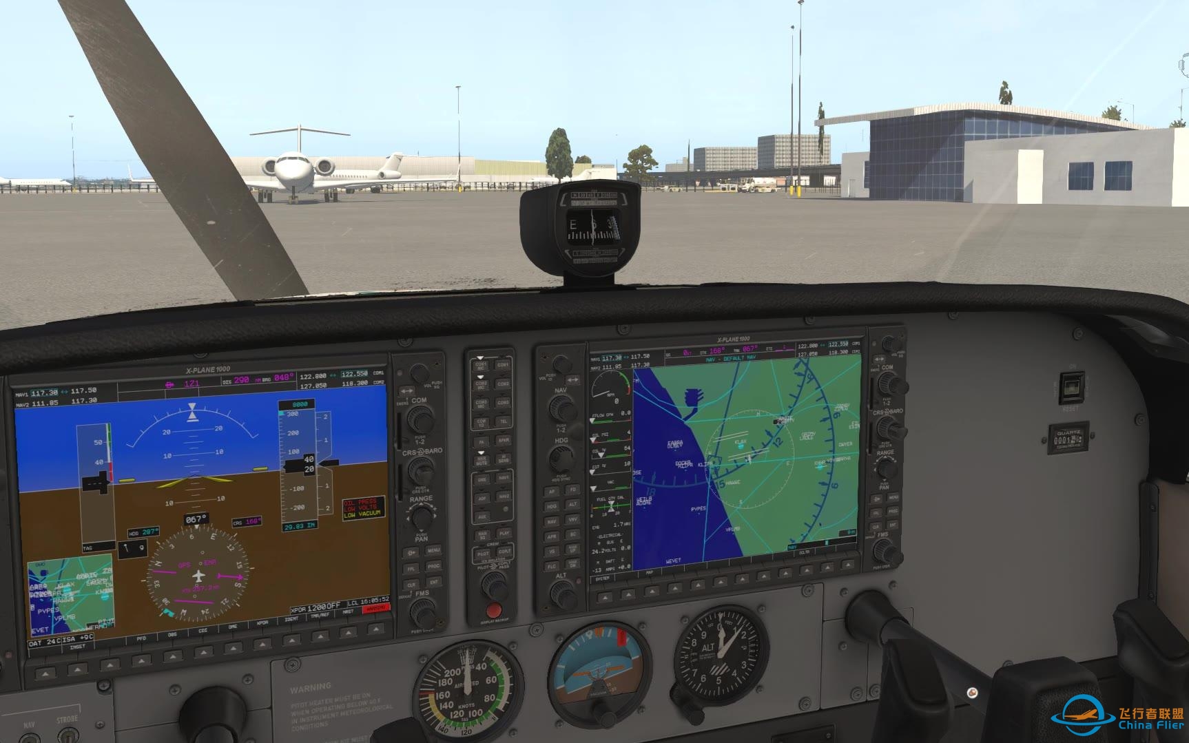 G1000标准进离场的输入《X-Plane 11》-8489 