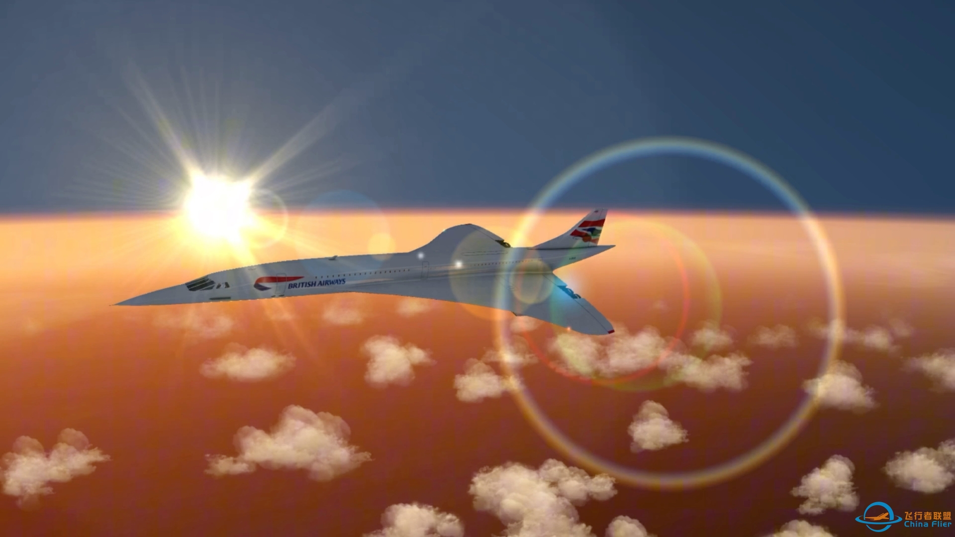 【Aerofly】协和，纽约到伦敦3.5小时～-7478 