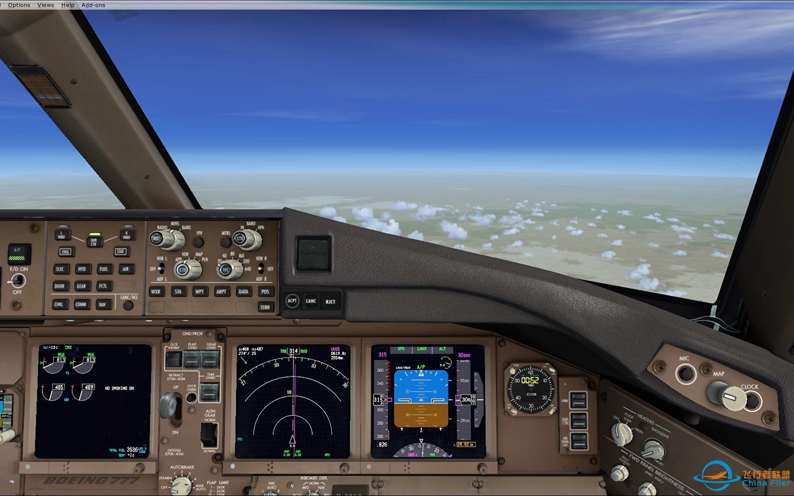 FSX PMDG777 上海-莫斯科2 22.5.18-846 