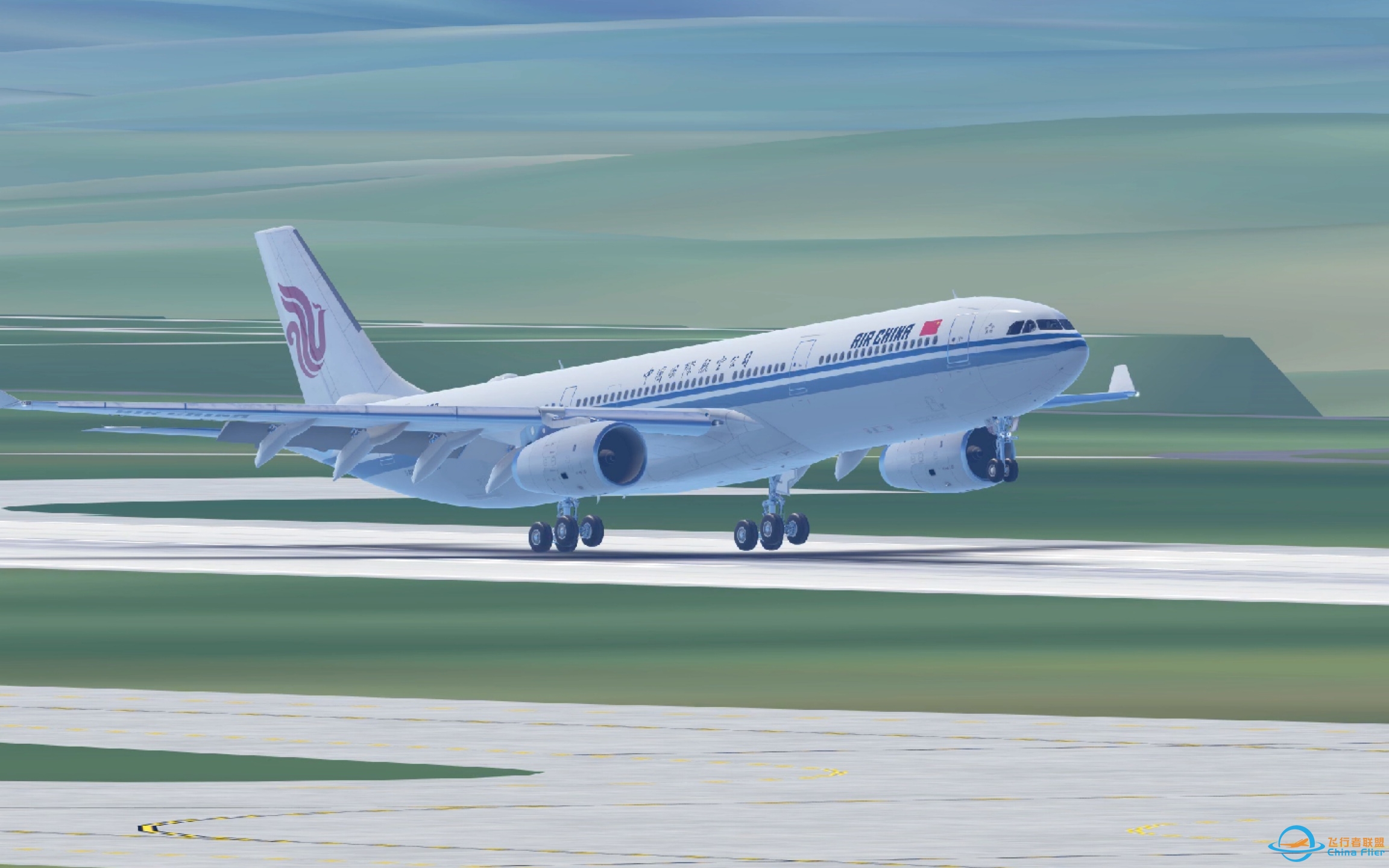 【Infinite Flight Pro】国航A333成都天府落地，似重非重，似轻非轻。（评论区指点，谢谢）-4621 