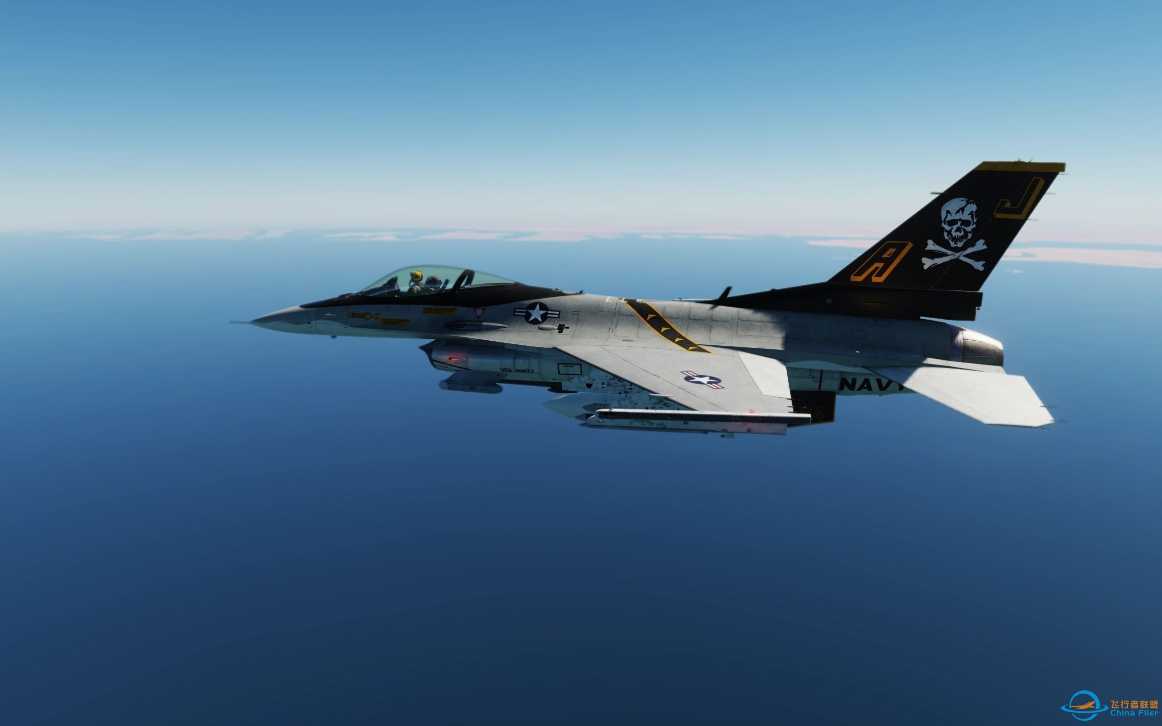 DCS World    F-16现实引擎音效，带上耳机听，宏伟的太多-7737 