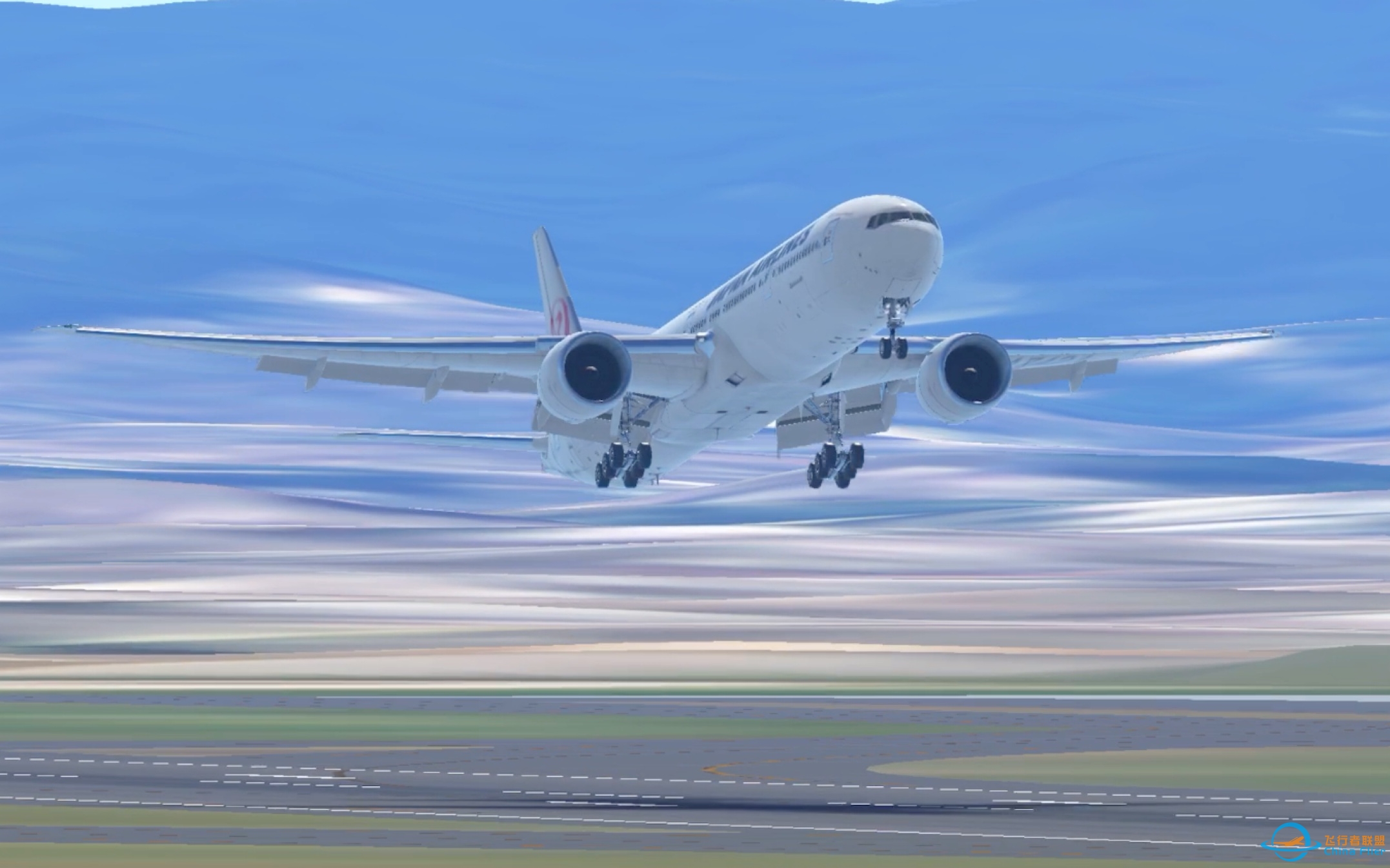 Infinite Flight：复飞！复飞！日航波音777-300ER福冈机场-3987 