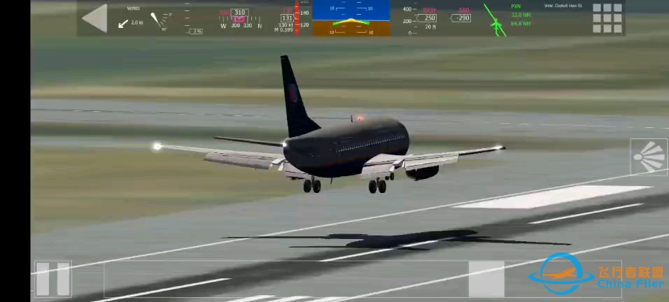 [AeroFly FS 2021]这次落得轻了亿点点？-9235 