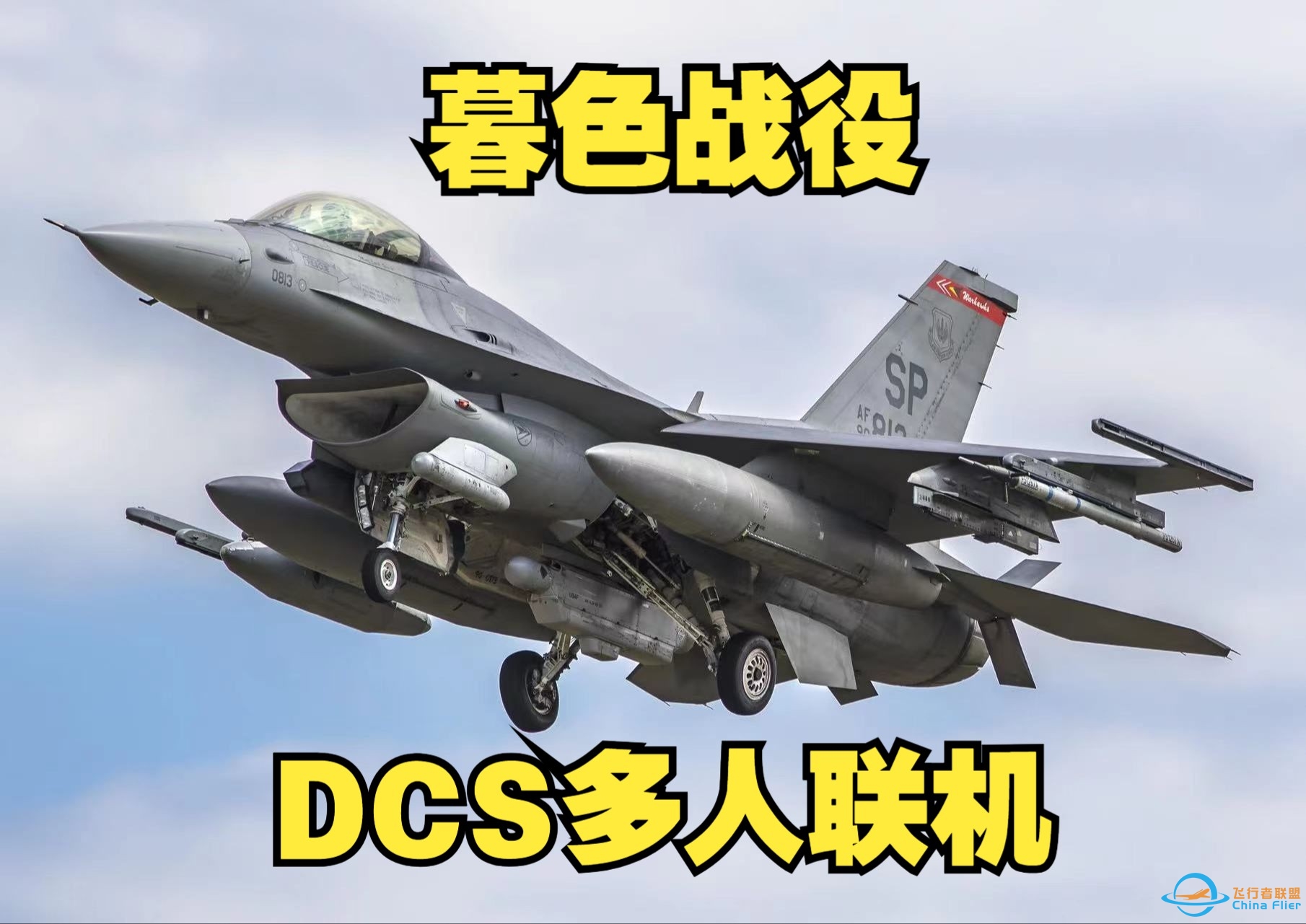 【DCS】二号机视角！多人联飞战役-4656 