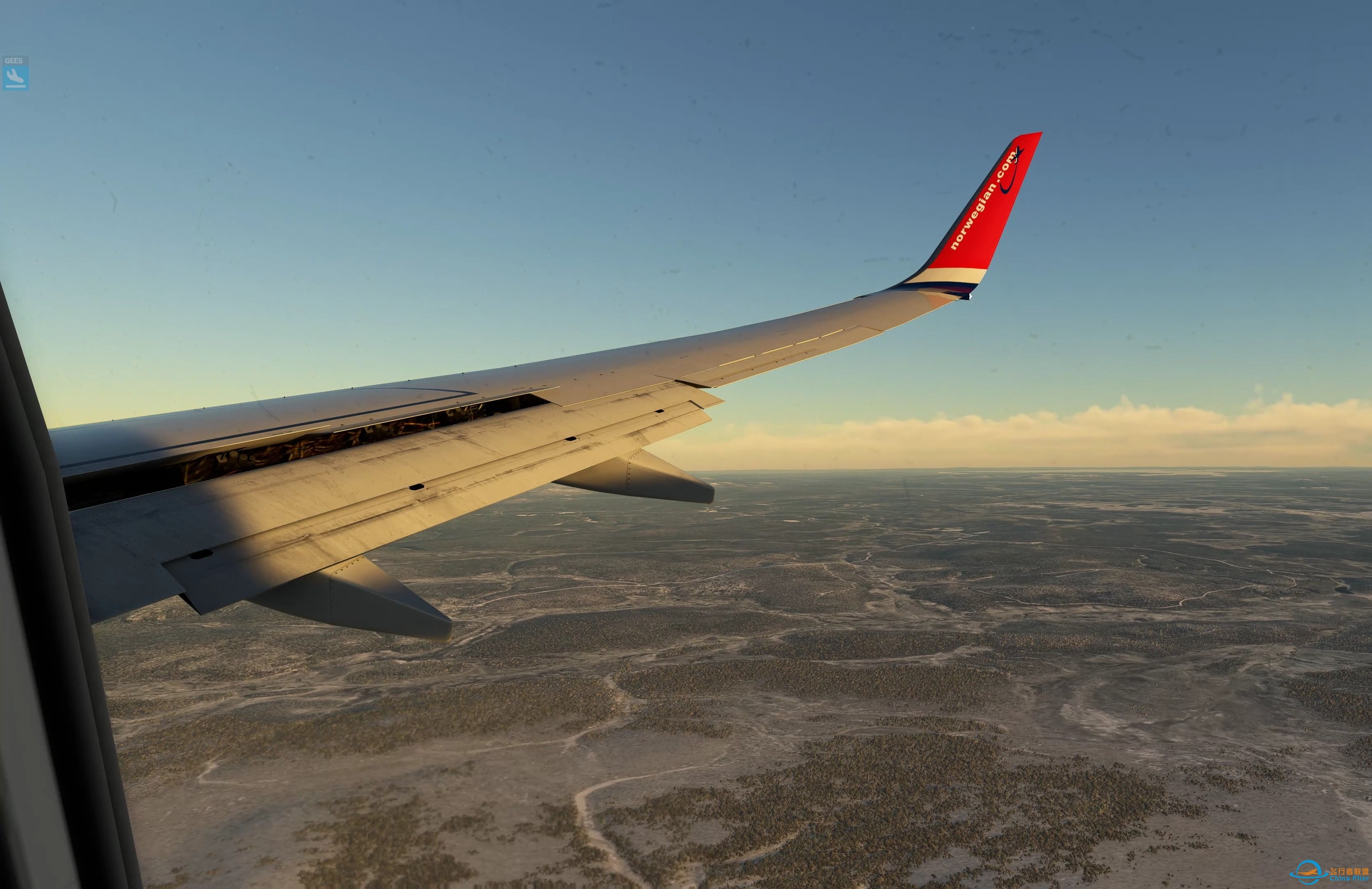 【原创】模拟飞行2020 微软飞行模拟 PMDG 737-800 挪威航空 芬兰 伊瓦洛机场 04跑道 RNP进近及落地-2352 