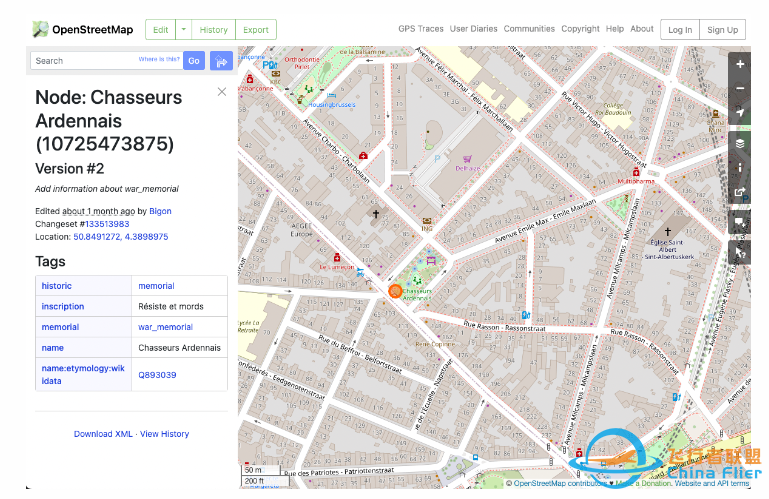 使用OpenStreetMap搜索工具查找地理位置-3951 