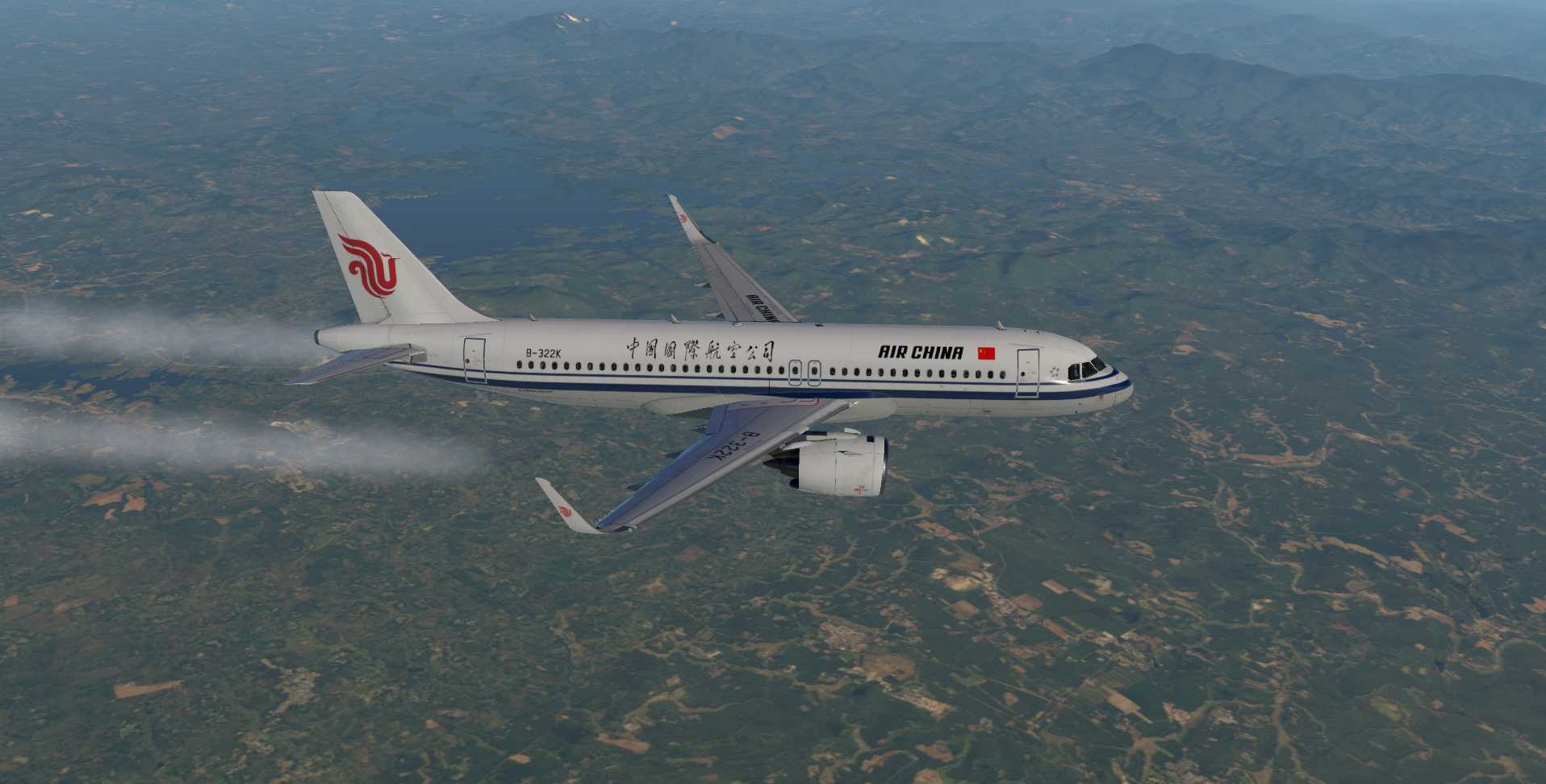 A320飞行美图HX765-6878 