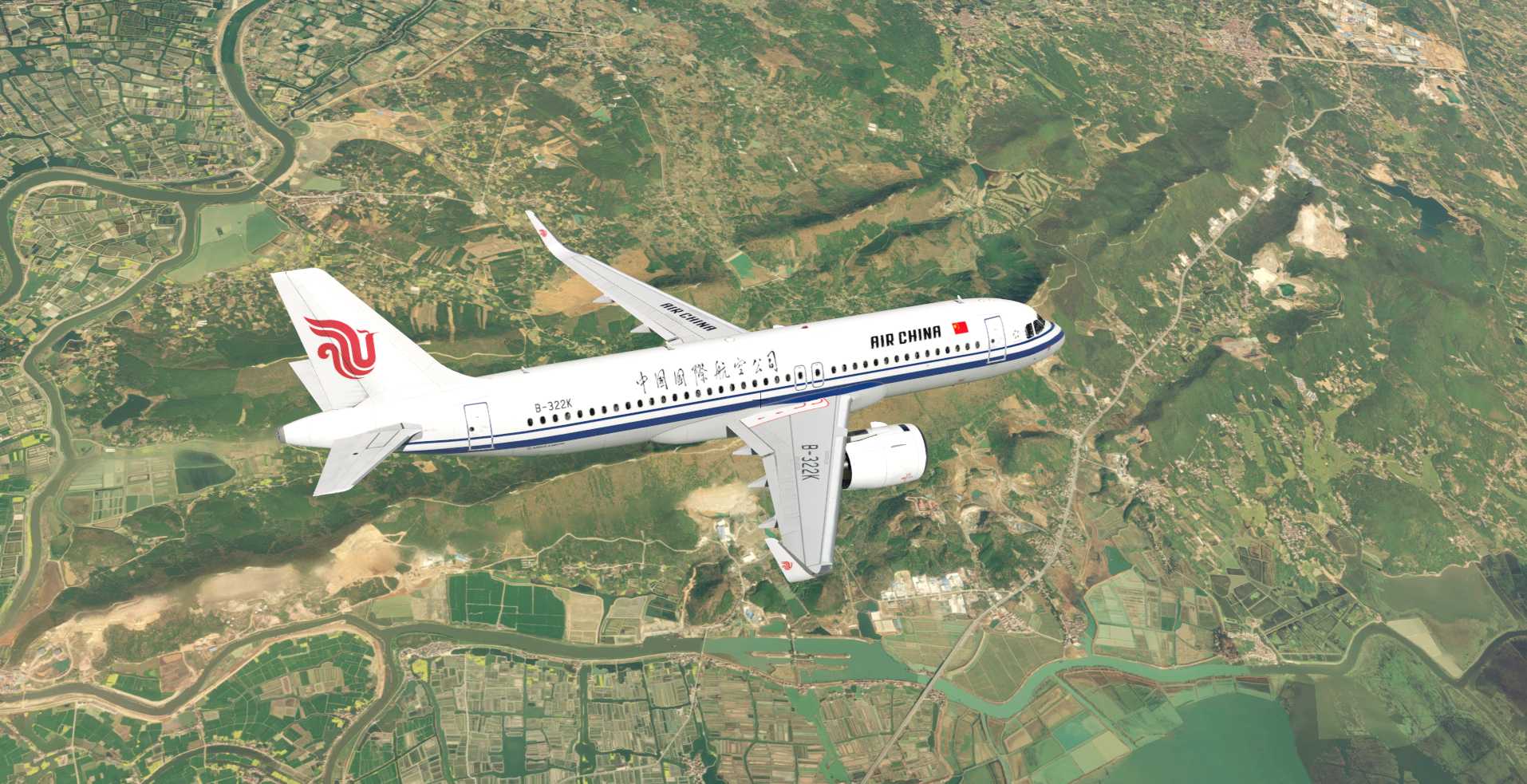 A320三万英尺高空的飞行美图17-2821 
