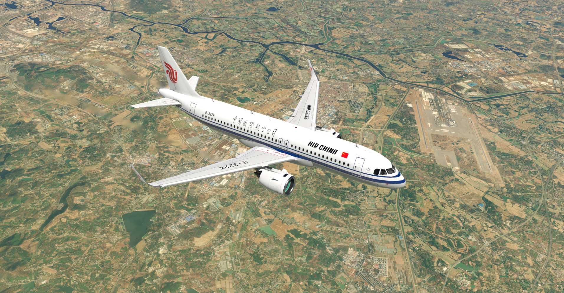 A320三万英尺高空的飞行美图17-6366 