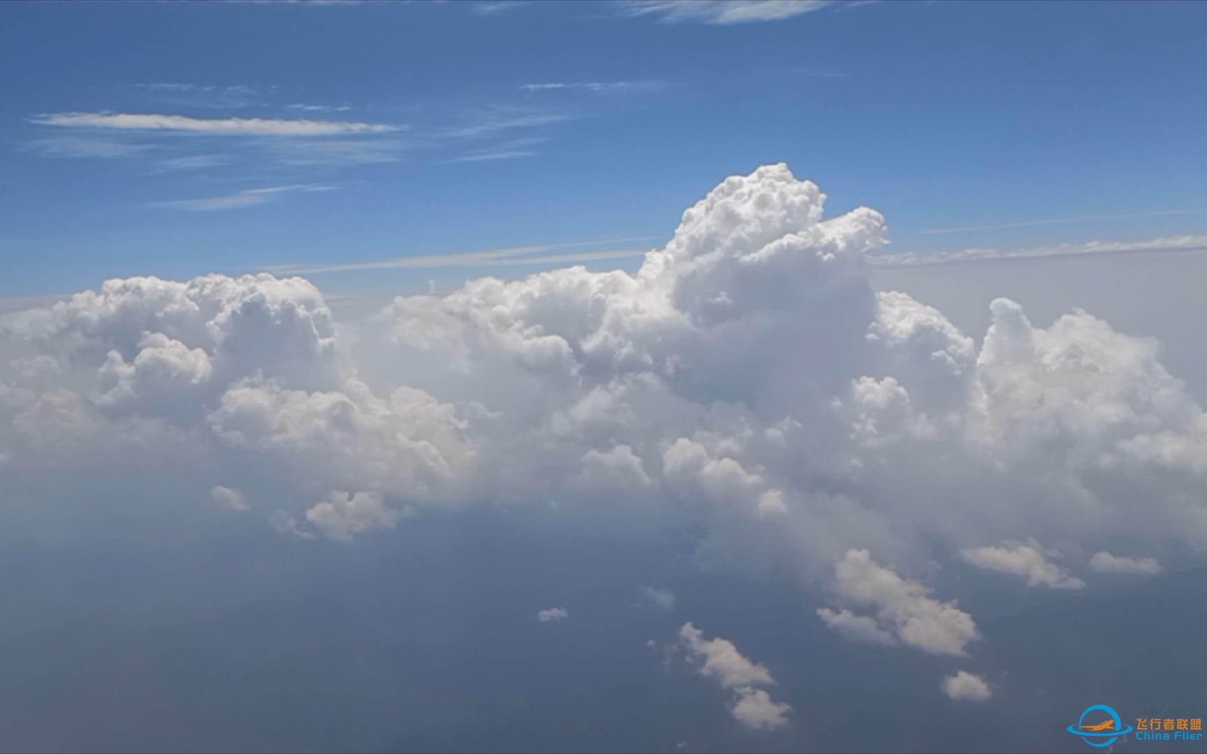 全程手举~记录飞机飞行全过程~云朵筆記✈济南（2021）-1813 