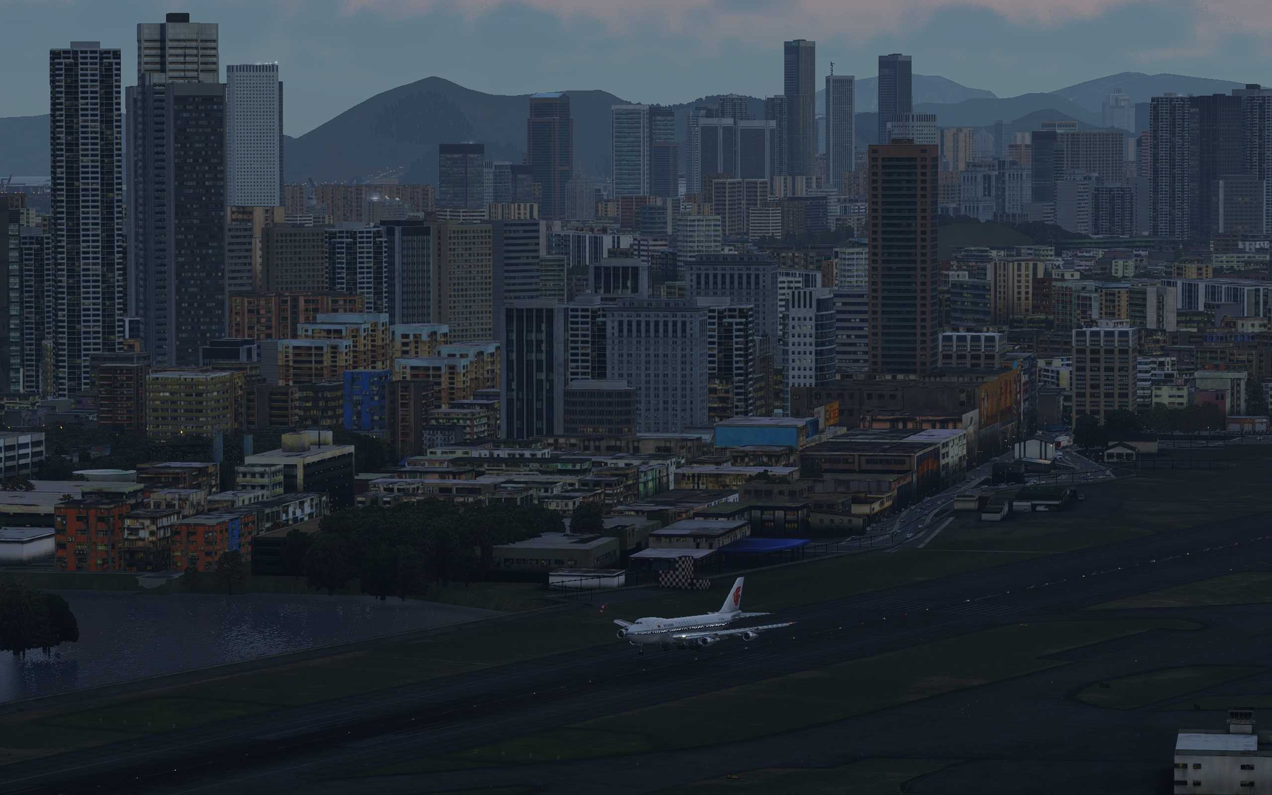 【x-plane12】新人第一帖，742降落老启德-4230 