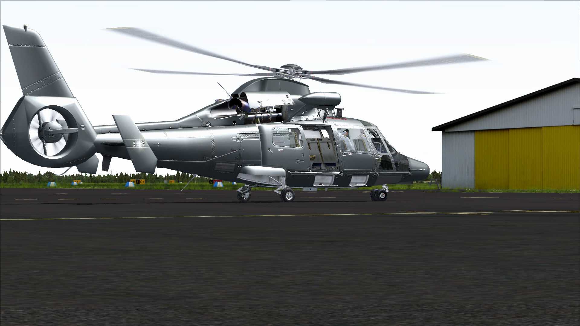 FSX 独一无二经典高亮反光银灰色涂装-7480 