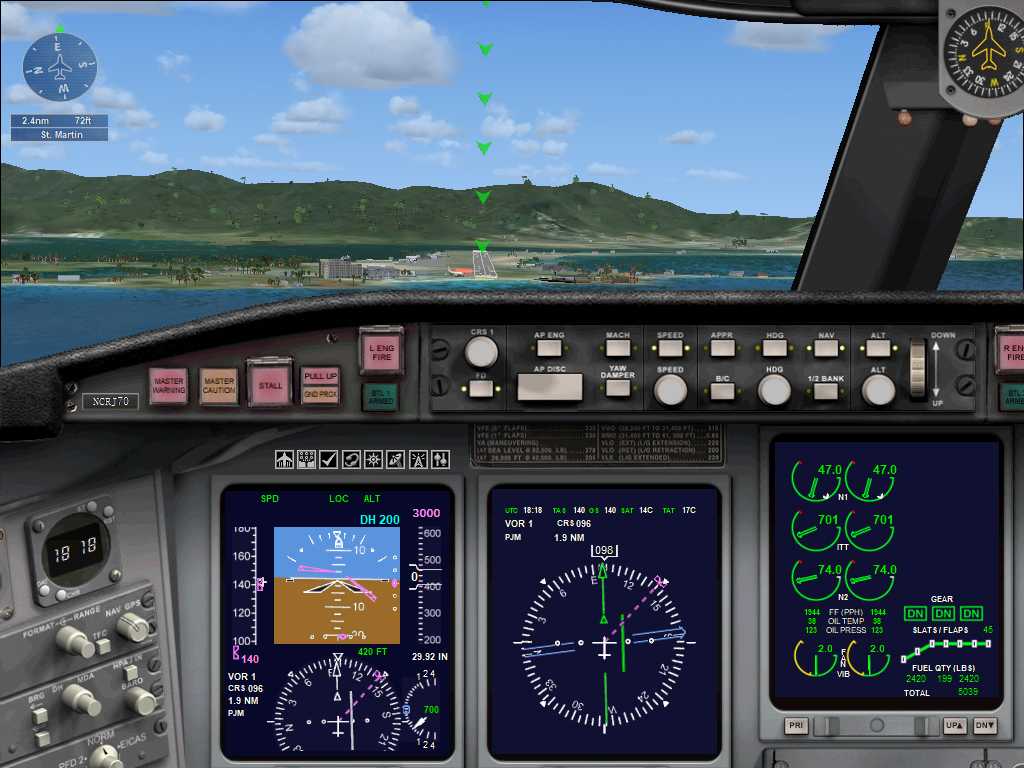 FSX飞行任务之加勒比降落-8207 