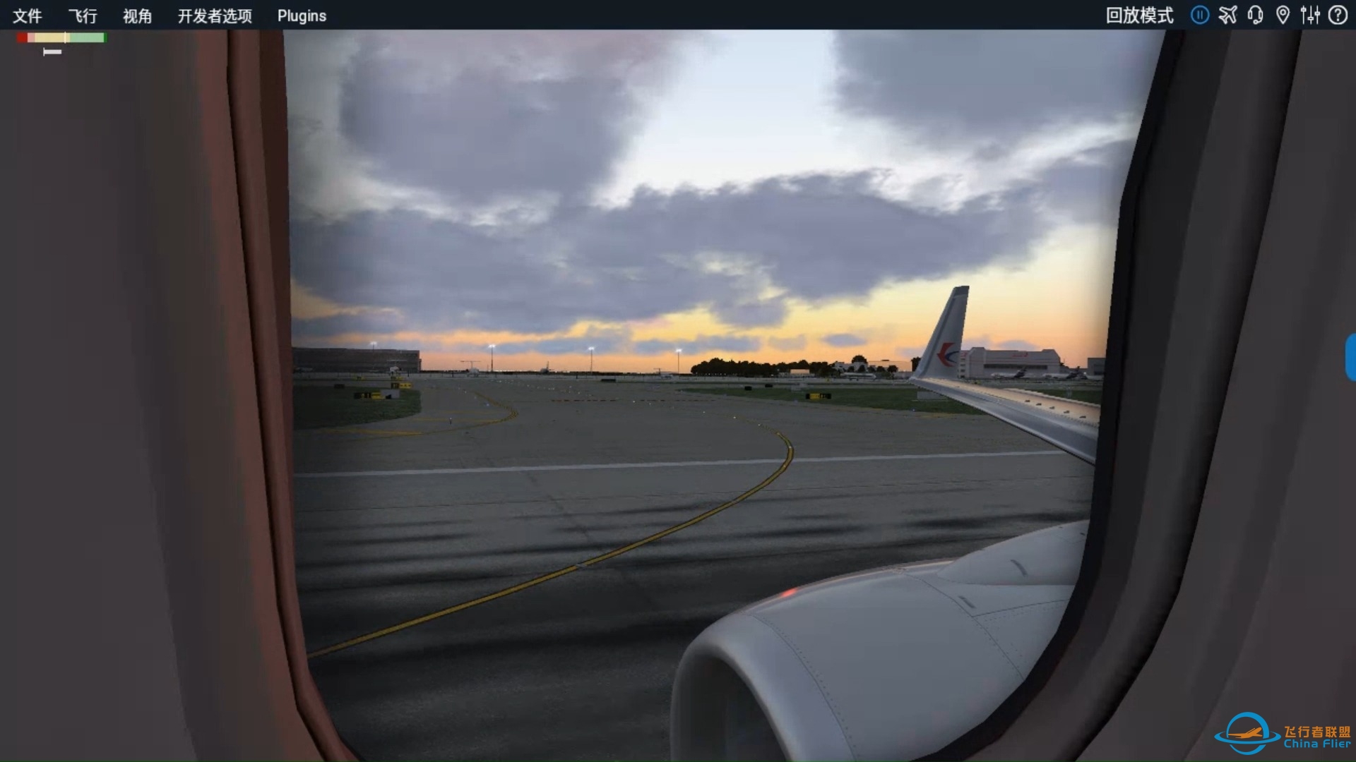 [X-plane11]感受最高画质下的模拟飞行-7404 