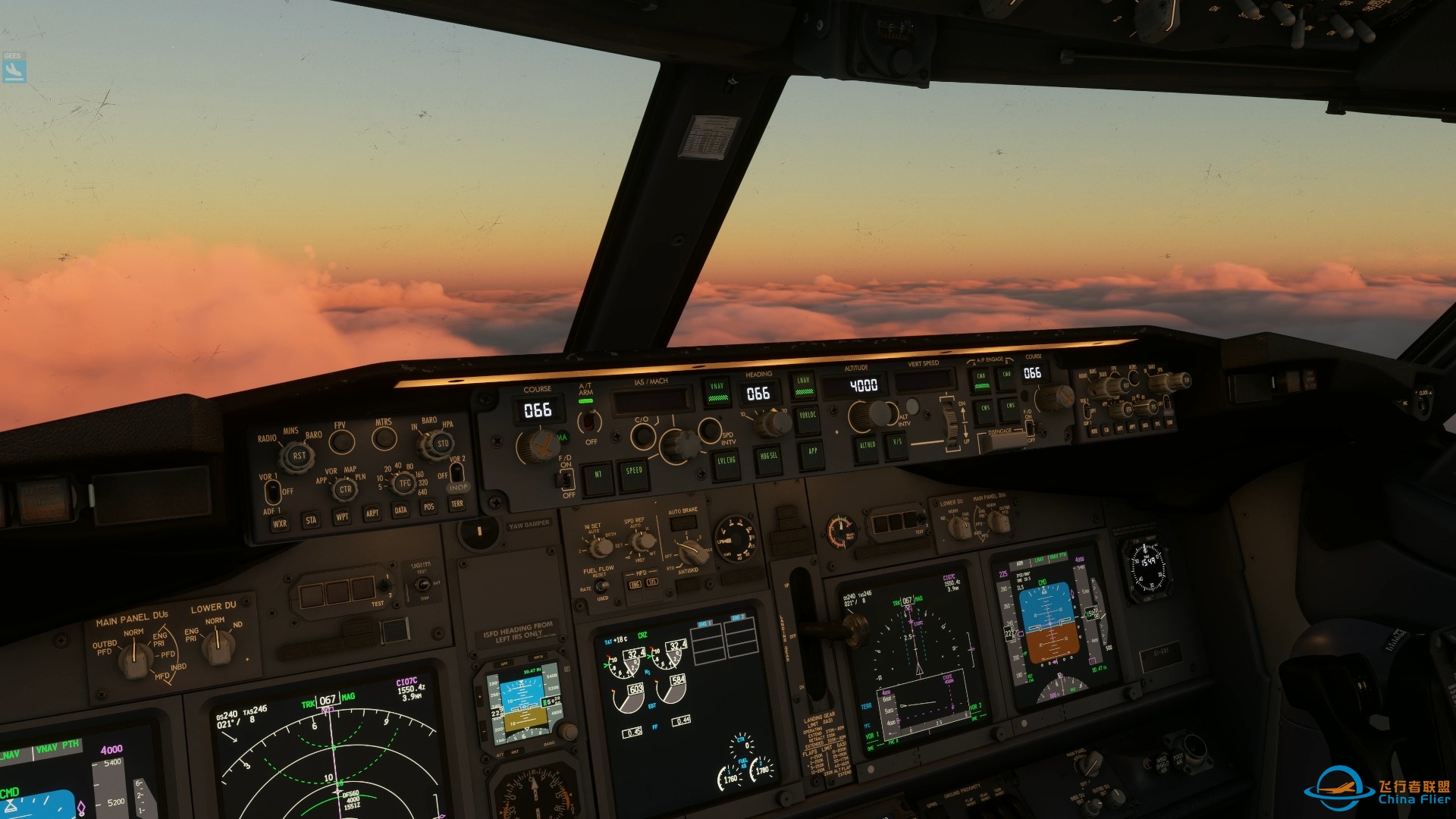 PMDG 737 LIPZ-EDDF起降-7149 