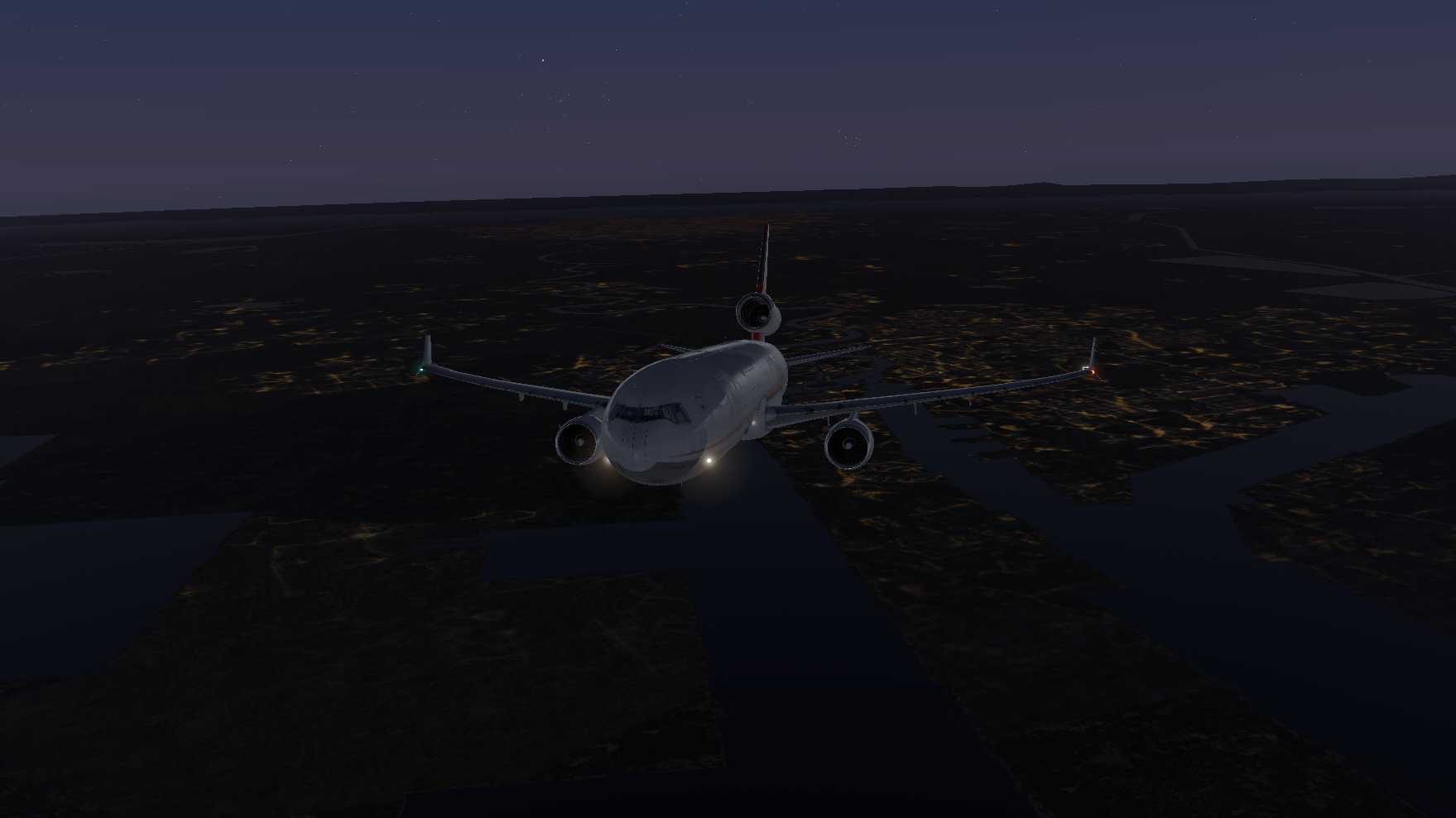MD11F清晨飞行-4329 